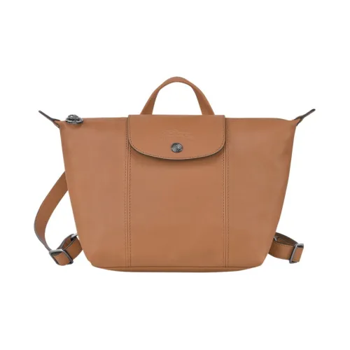 LONGCHAMP Le Pliage Cuir Овчина Через плечо Ручной Рюкзак Рюкзак Маленький Женские Фундуковый Умбра