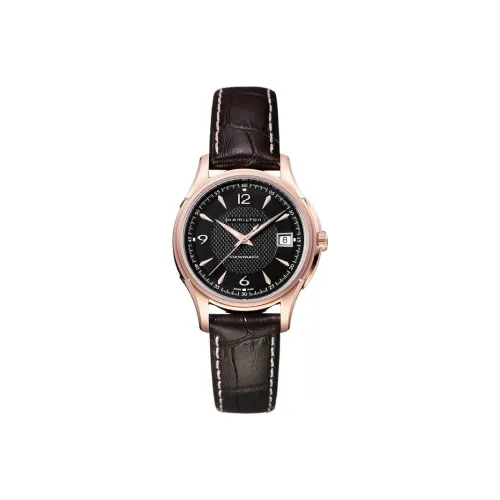 HAMILTON Автоматический Механический Механизм Мужские Часы Jazz Series 37 мм Черные