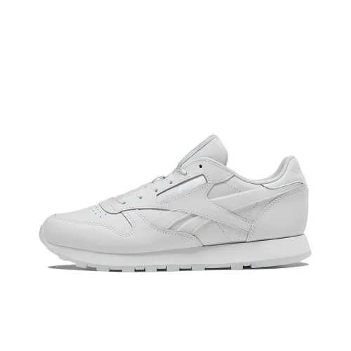Reebok Classic Leather Low Топ Беговые кроссовки Женские Серый
