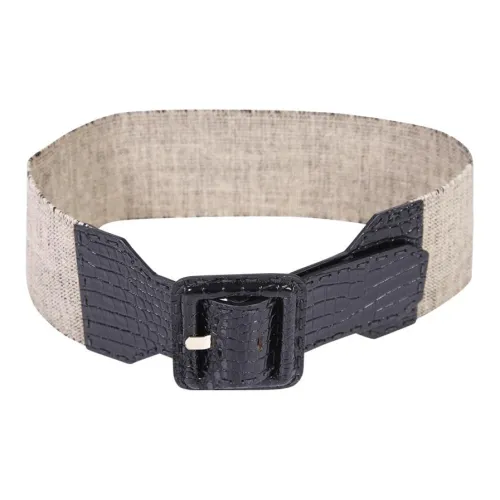 MaxMara Кожаные ремни Черный/Телесный Унисекс