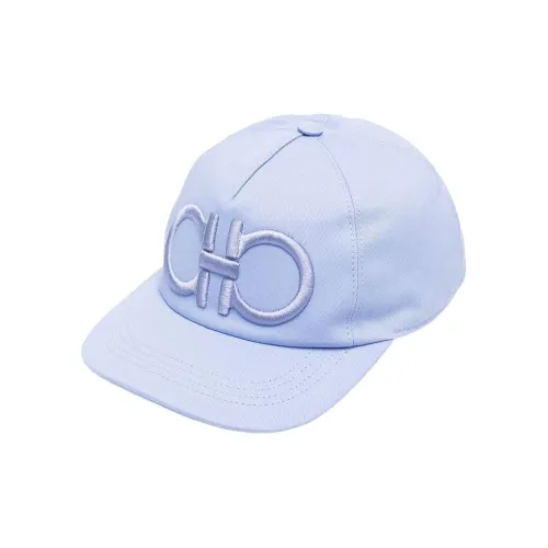 FERRAGAMO Хлопок Кепки Унисекс Синий