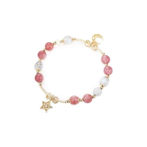 PIARA Искусственный Клубничный Кристальный Браслеты Женские