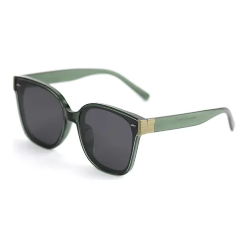 Upthree Пластиковая оправа Квадратные Солнцезащитные очки Унисекс Зеленые