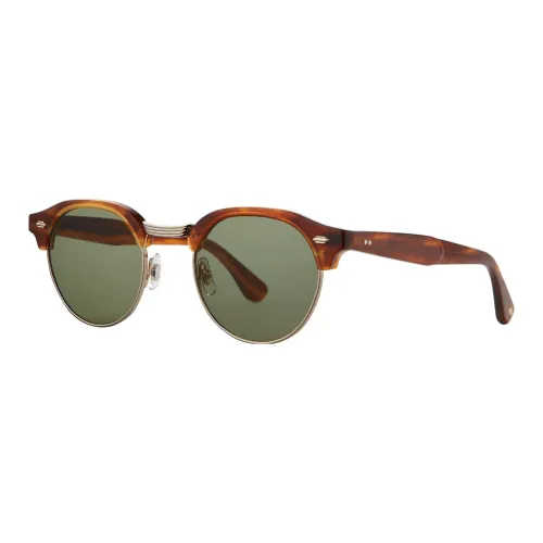GARRETT LEIGHT Солнцезащитные очки Коричневый Унисекс