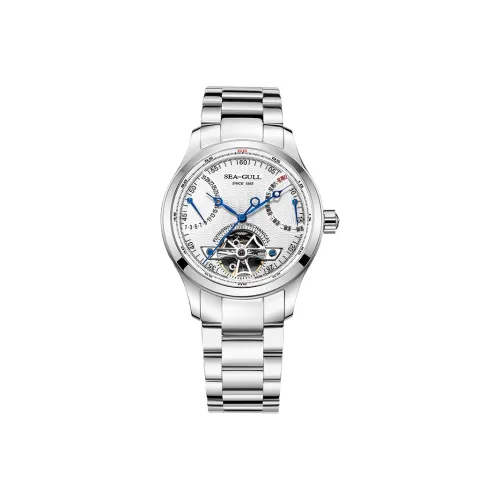 Sea Gull Автоматический Механический Часы Мужские LE BRASSUS 39мм*39мм*13мм Белые