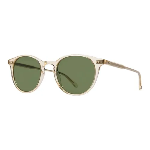 GARRETT LEIGHT Солнцезащитные очки Прозрачный Коричневый Унисекс