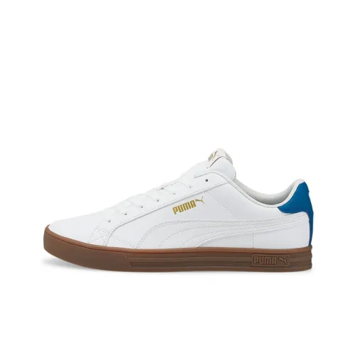 PUMA Smash Vulc V3 Low Топ Скейтборд Кроссовки Унисекс Белый