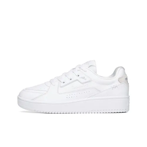 ANTA Life Collection Slip-resistant Low Top Скейтборд Кроссовки Мужские Белый Серебряный