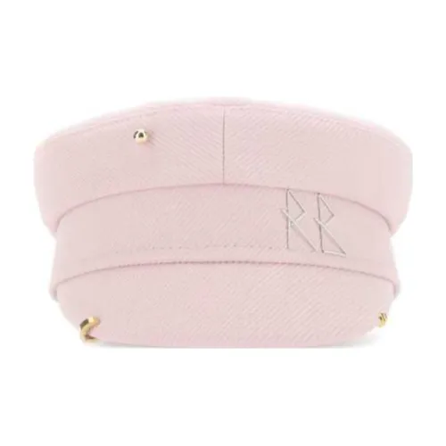 RUSLAN BAGINSKIY Хлопок Береты Розовый Унисекс