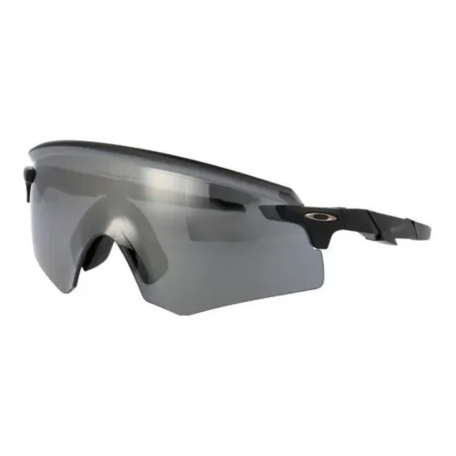 Oakley Пластиковая оправа нерегулярная форма солнцезащитные очки унисекс матовый черный