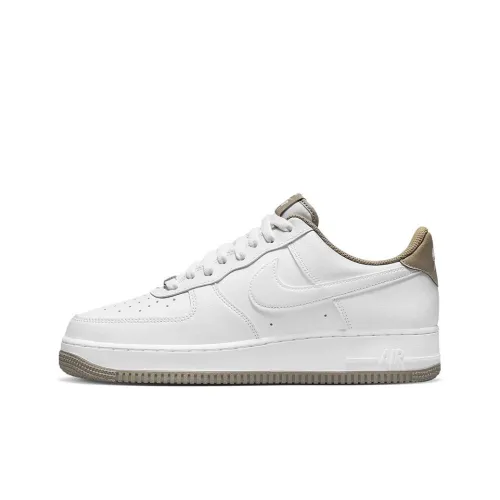 Nike Air FORCE 1 Low Топ Скейтборд Кроссовки Мужские Белый Хаки