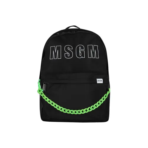 MSGM Полиэстер Рюкзак Детский Черный