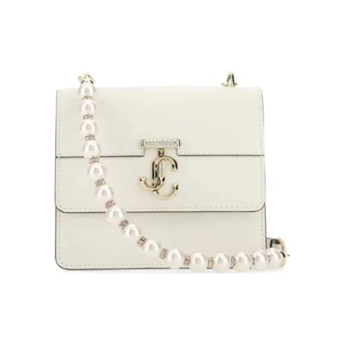 Jimmy Choo Сумка через плечо из кожи белая для женщин