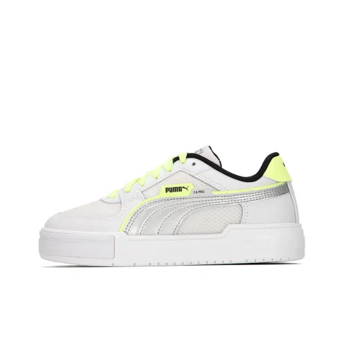 PUMA Ca Pro Techstile Легкий и Износостойкий Низкий Топ Скейтборд Кроссовки Унисекс Белый