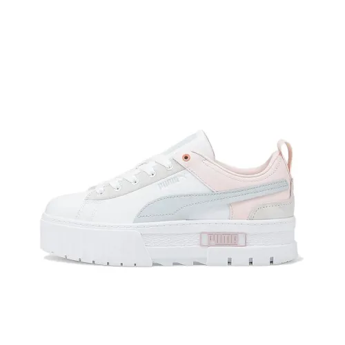 PUMA Mayze Low Топ Скейтборд Кроссовки Женские Белые