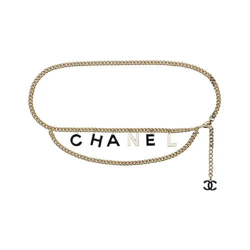 CHANEL Металлические цепи для талии, золотые, женские