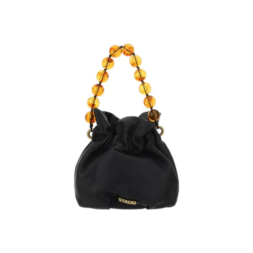 Staud Корова Кожа Сумка Женская Черная