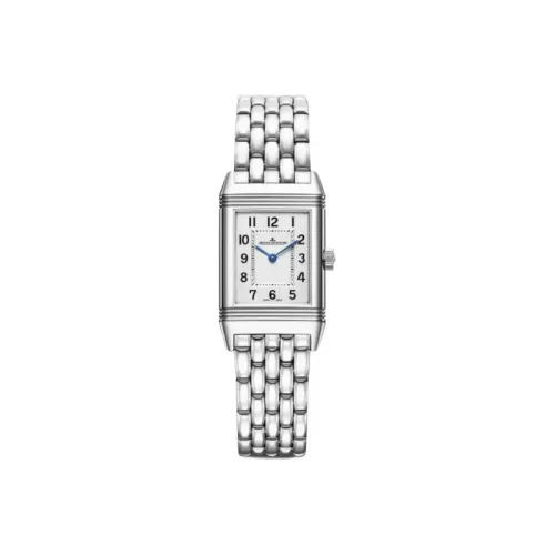 Jaeger LeCoultre Кварцевый механизм Женские часы Flip Collection REVERSO 35,78 мм*21 мм*7,4 мм Серебряные