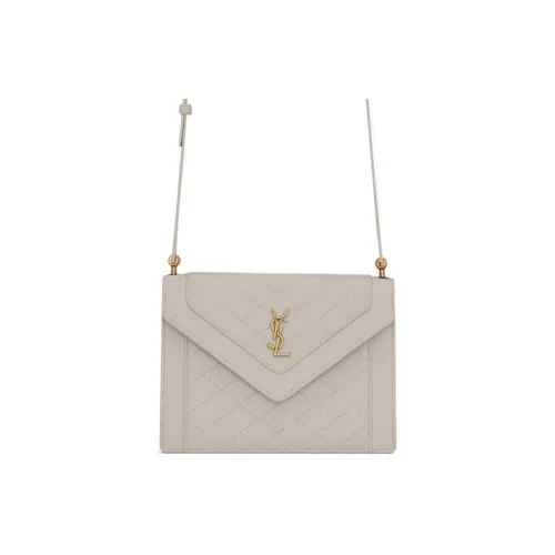 SAINT LAURENT Gaby Овчина Сумка через плечо Мини Женская Винтажная Белая