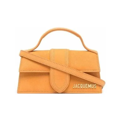 Jacquemus Замша Плечевая сумка Сумка Женская Оранжевая