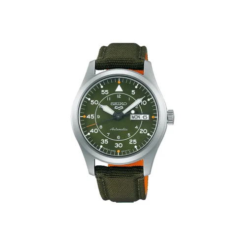 SEIKO Автоматический Механический Механизм Мужские Часы 39,4 мм Зеленый