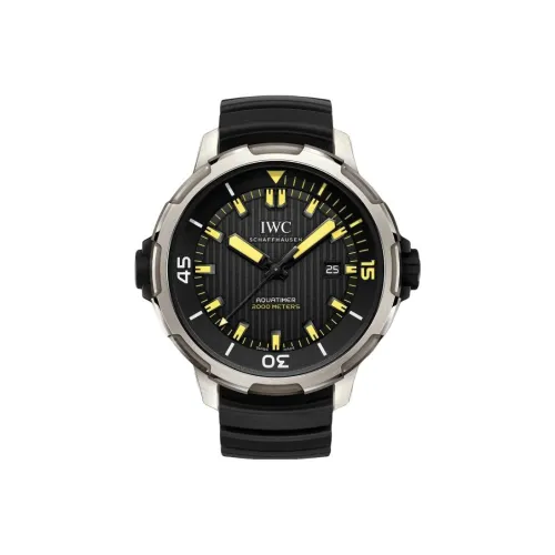 IWC Автоматический Механический Мужской Часы Ocean Time Series 46 мм Черные