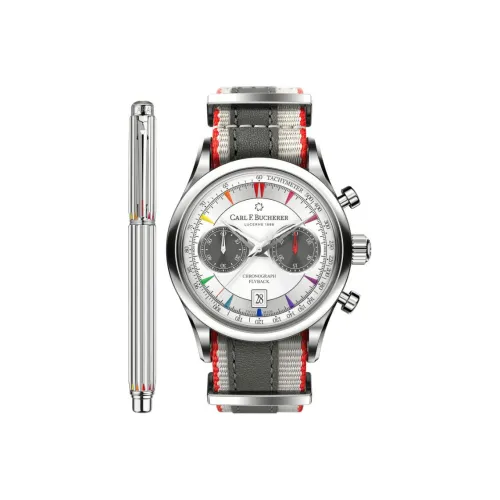 Carl F.Bucherer Автоматический Механический Механизм Мужские Часы из Коллекции MANERO 43 мм Серебряные