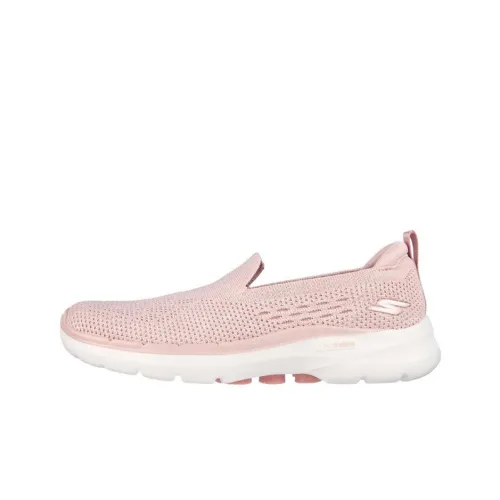Skechers Go Walk 6 Low Топ Casual Женский Розовый