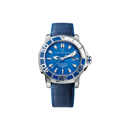 Carl F.Bucherer Автоматический Механический Часы Мужские PATRAVI Collection 44,6 мм Синий