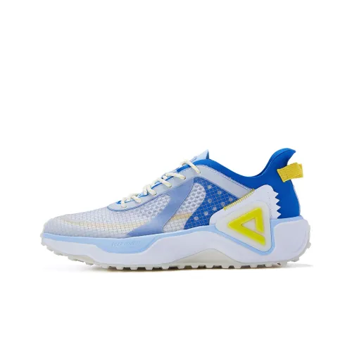 PEAK Taichi Heavenly Journey Shock Absorbers Slip-Resistant Low Top Спортивная Повседневная Обувь Мужская Белый Синий