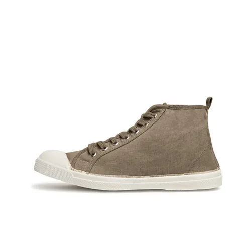 BENSIMON Противоскользящие высокие повседневные кроссовки для мужчин светло-серые