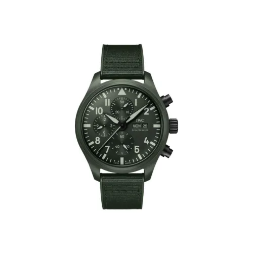 IWC Автоматический Механический Часы Мужской Pilot Collection 44,5 мм Черные