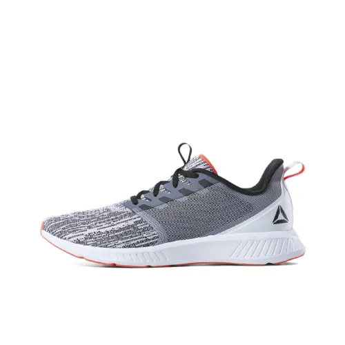 Reebok Fusium Lite Устойчивый к истиранию Дышащие Низкие Беговые кроссовки Серый Белый
