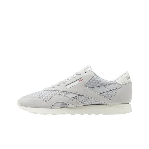 Reebok Classic Nylon Low Топ Беговые кроссовки Женские Серый