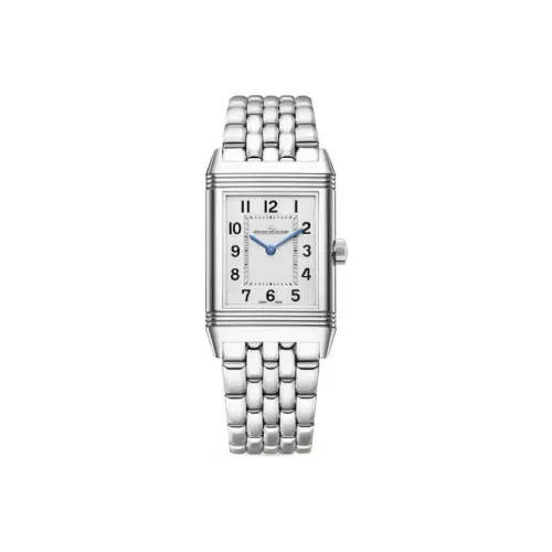 Jaeger LeCoultre Кварцевый механизм Женские часы Flip Collection REVERSO 40,1mm*24,4mm Серебряный