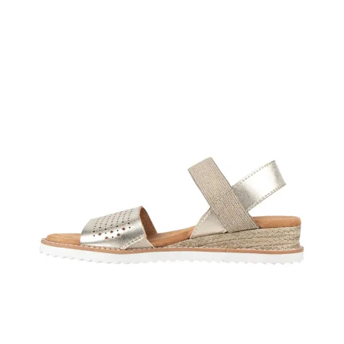 Skechers DESERT KISS One Ремешок Сандалии Низкий Каблук Женские Шампанское