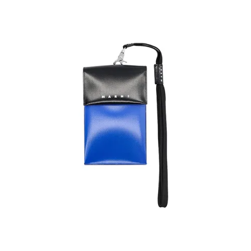 MARNI Чехол для телефона из ПВХ Мужской Синий Черный Многоцветный