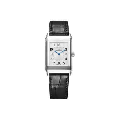Jaeger LeCoultre Ручной Механический Movement Женские Flip Collection REVERSO Часы 40,1mm*24,4mm Серебряные
