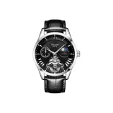 302 Черный кожаный циферблат