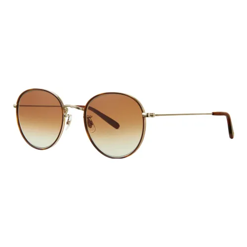 GARRETT LEIGHT Солнцезащитные очки Коричневый Унисекс