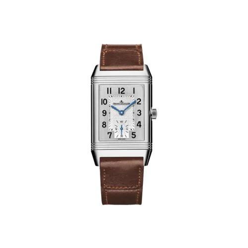 Jaeger LeCoultre Механизм с ручным заводом Мужские часы Flip Collection REVERSO 42,9мм*25,5мм*10,31мм Белый