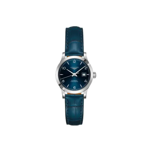 LONGINES Pioneer Collection Автоматический Механический Механизм Женские Часы 30MM Синий Циферблат