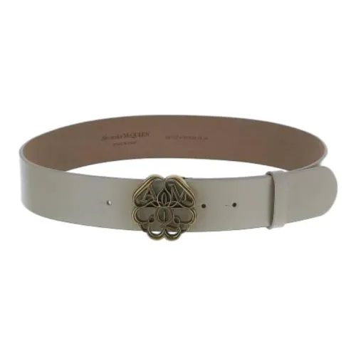 Alexander McQueen Кожаные ремни Белый Унисекс