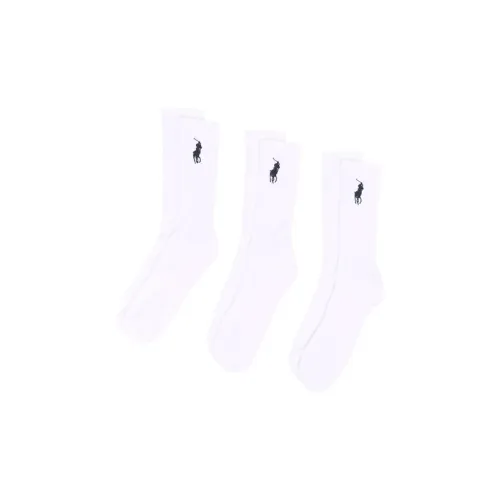 Polo Ralph Lauren Носки Crew Унисекс упаковка из 3 пар белые