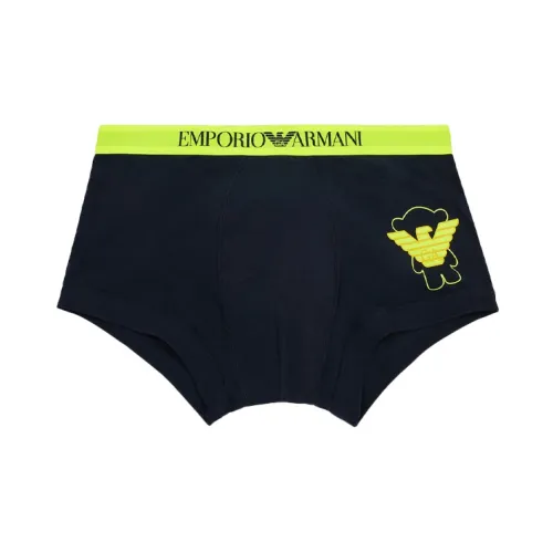 EMPORIO ARMANI Черный Желтый Мужские боксер-шорты