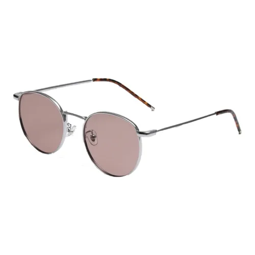 AAJF Пластина And Металл Круглые Очки Унисекс