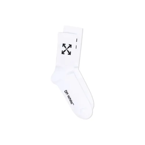 Off Белый SS21 Унисекс MID Носки до икры