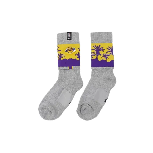 Nike NBA Тонированные Темно-Серые Унисекс MID Носки до икры