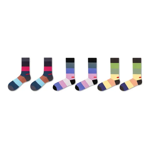 Beats Per Minute 120 6 пар Многоцветные Унисекс MID Носки до икры