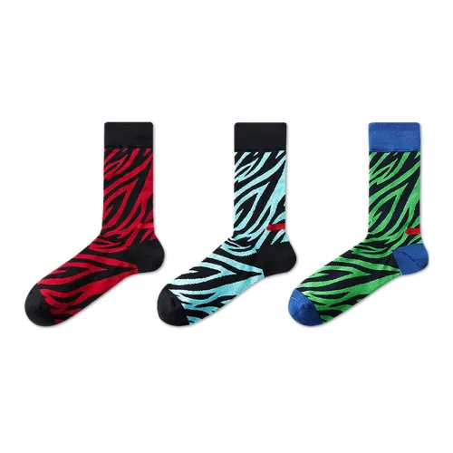 Beats Per Minute 120 3 шт Многоцветные Унисекс MID Носки до икры